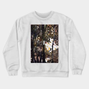 briey concrete cabin Crewneck Sweatshirt